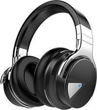 Active Noise Cancelling Wireless Bluetooth Headphones 30 Hour Rechargeable