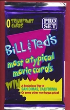 1991 Pro Set Bill and Ted's Excellent Adventure Trading Cards single Wax Pack 