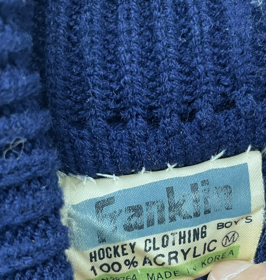 Suéter de colección Franklin Clothing niños ropa de hockey esquí mediano M 0924 Foto 2 de 4