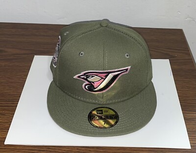 Hat Club x New Era Toronto Blue Jays Olive Pink Martini 30th Patch