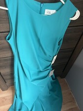 Nordstrom Eliza J Formal Teal Dress Size 10 Brand New With Tags