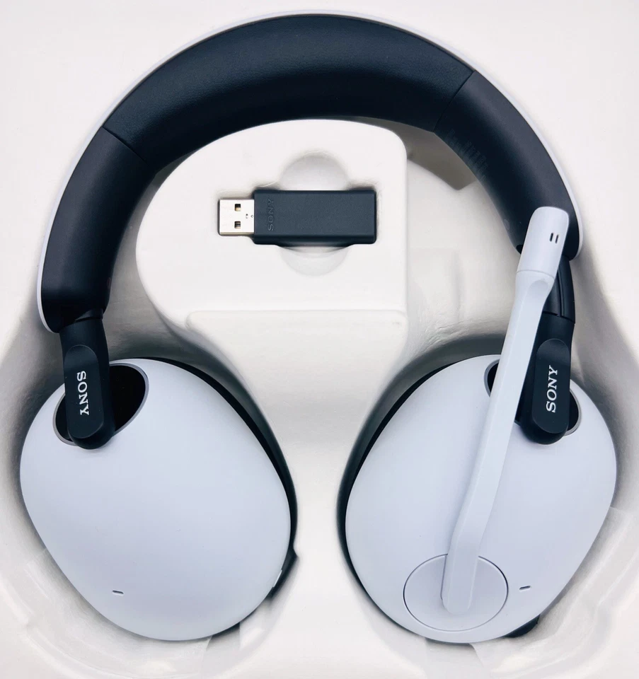 Sony Inzone H9 Over-Ear Wireless Noise Cancelling Gaming Headset - White - Image 4 of 4