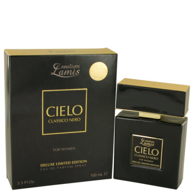CIELO CLASSICO NERO women's designer 3.3 oz EDP perfume spray by CREATION LAMIS