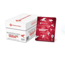 Member’s Mark Multipurpose Copy Paper Printer 10Reams = 5000 Cts White 8.5"x11"
