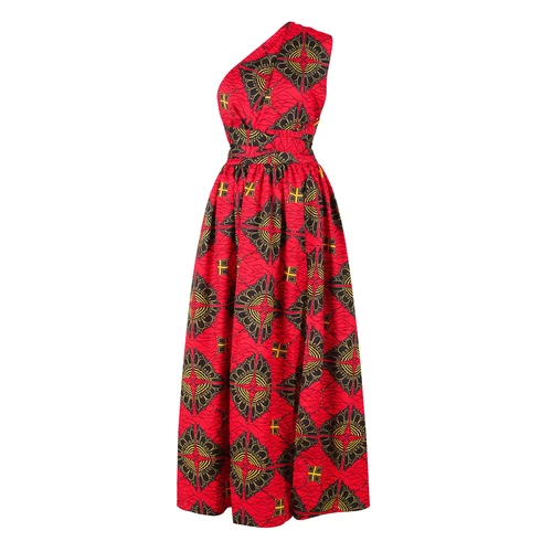 Afrikanische Dashiki Damen-Maxikleider - Bild 9 von 15