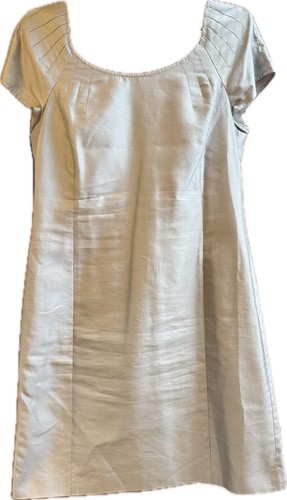 Armani Collezioni Dress & Jacket UK 14 EU 46 Silver Grey Wedding Occasion