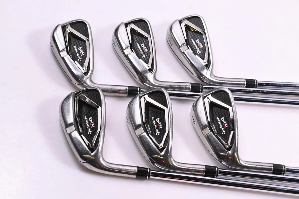 Left Hand Taylormade M4 Irons / 5-PW / Regular Flex KBS MAX 85 Shafts - Image 2 of 4