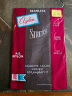 NIP Vintage Kresge Seamless Agilon Petite 8-8 1/2-9 Nude Heel Black Mist