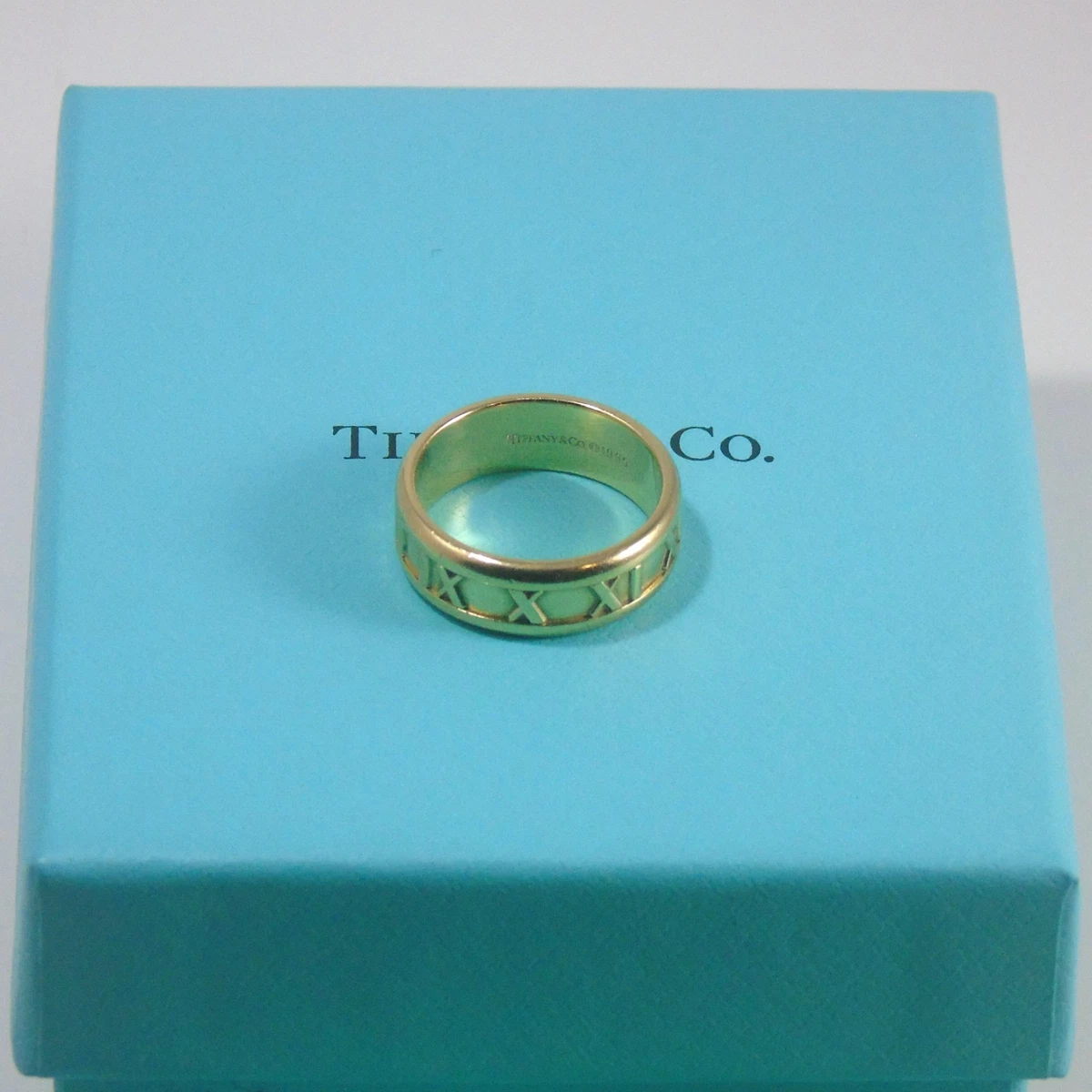 Tiffany & Co. without Stone Yellow Gold Ring 8 Ring Fine Rings for