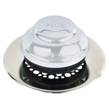 WATCO 48750-FA-CP-G DrainStopper,Dia.2-7/8",Plstic,SS,Chrome PK 5