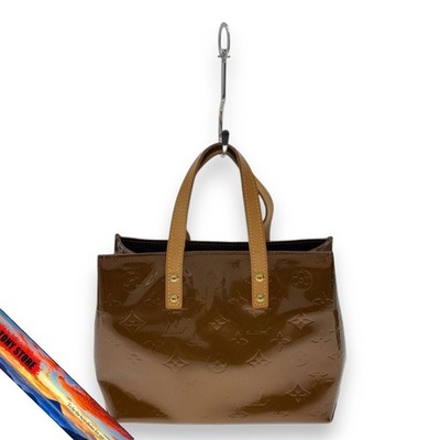 LOUIS VUITTON Lead PM Monogram Vernis Enamel Brown Handbag