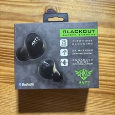 NEW AKT 1 Blackout Safety Earbuds - 25 db NRR 6 x hearing enhancement