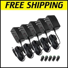 Compact 24W 12V AC DC Adapter with 5 Screw Connectors - Fast Charging Solution