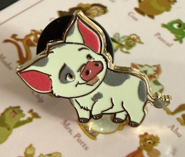 PALM Princess Sidekick Mystery Pin - Pua Pin Pua Pig Mona Pink A La Mode Disney