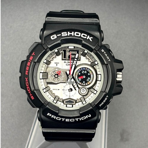 Casio G-Shock GAC-110-1A Analog Chronograph Black Silver 200M Watch
