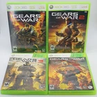 Lot of 4 Gears of War 1, 2, 3 and Gears of War: Judgement Xbox 360 Epic - Tested