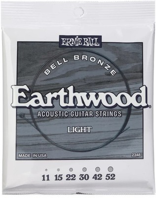 Ernie Ball Earthwood Bell Bronze Acoustic Guitar Strings - .011-.052 Light