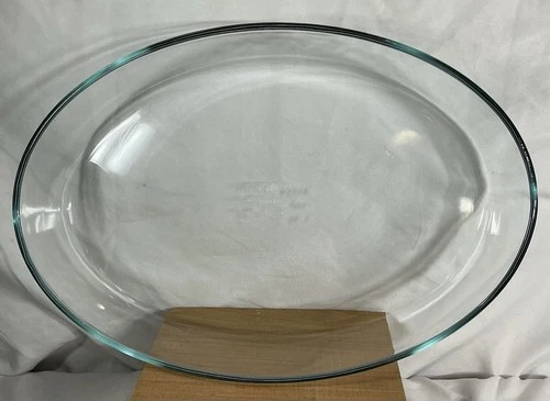 Pyrex Vintage Borosilicate Glass Oval Casserole Dish 346 V Made In France