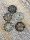 A Lot Of Five Silver Roosevelt Dimes 1947, 1952 1960, 1964(2) Beautiful Toning