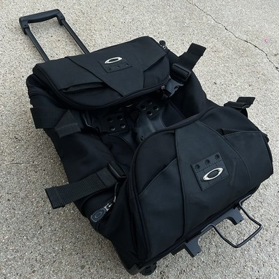 Oakley Gorpcore Field Gear Tactical Rolling Bag Suitcase Luggage