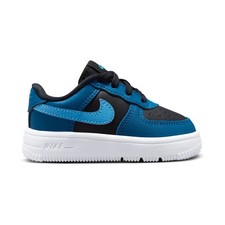 TODDLER NIKE FORCE 1 LOW BLACK/DUTCH BLUE-COURT BLUE-WHITE IF1674-012-SIZE 10