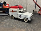 VINTAGE TONKA 1960’s RESCUE SQUAD BOX TRUVK FIRE DEPT No.5 ORIGINAL PAINT 1961