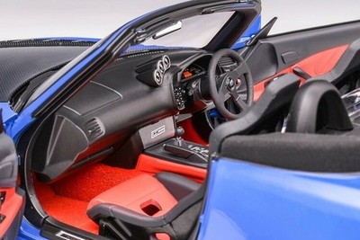 HONDA - S2000 SPIDER HARD-TOP MUGEN 2001 1/18 APEX BLUE CARBON by