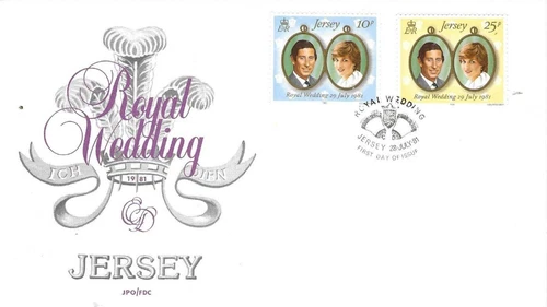 Jersey Comm/FDC -  Royal Wedding - 1981- (JES284)