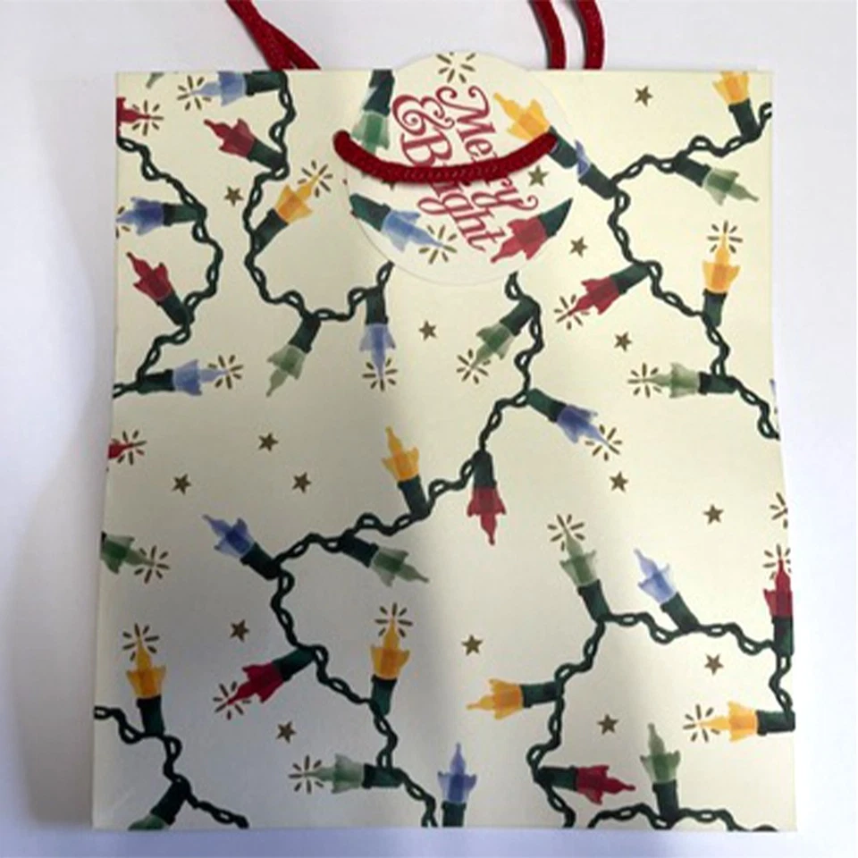 Bolsa de regalo de papel luces de hadas Emma Bridgewater asas de cadena 200 x 225 x 100 mm Foto 2 de 2