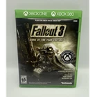 Bethesda Fallout 3 Game of the Year Edition Platinum Hits Xbox 360 Xbox One