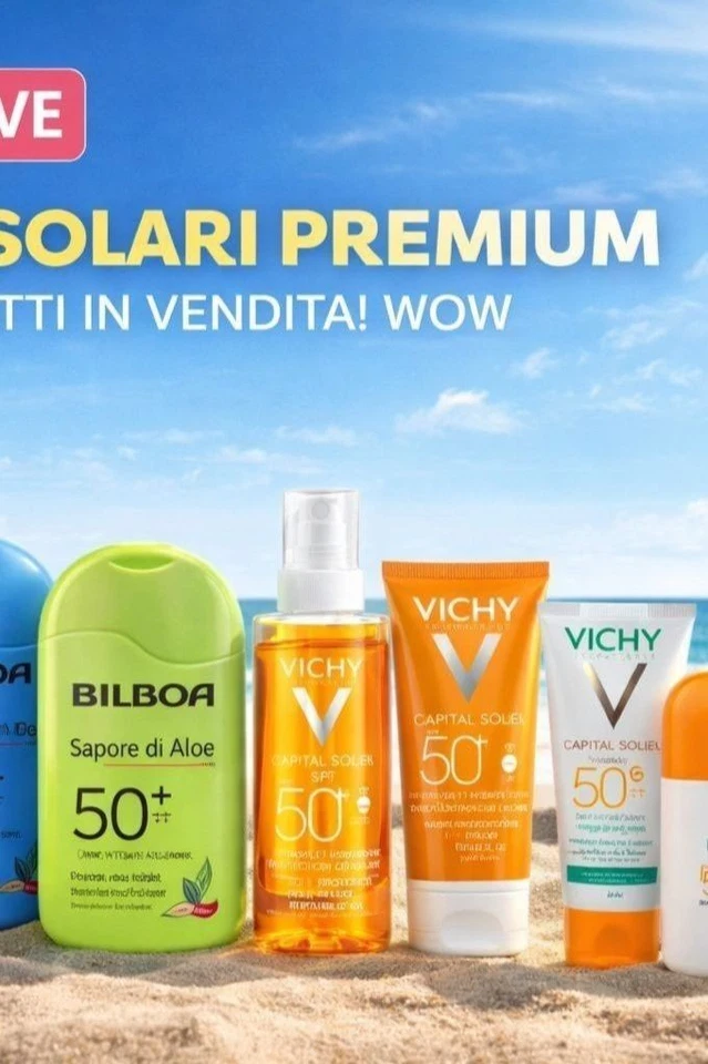 Solari e doposole estate: Bilboa, Vichy, La Roche-Posay