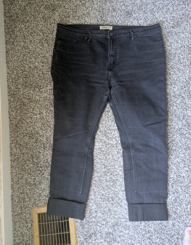 Tobacco Motorwear Company Women’s Black denim made with Kevlar Riding Jeans GUC