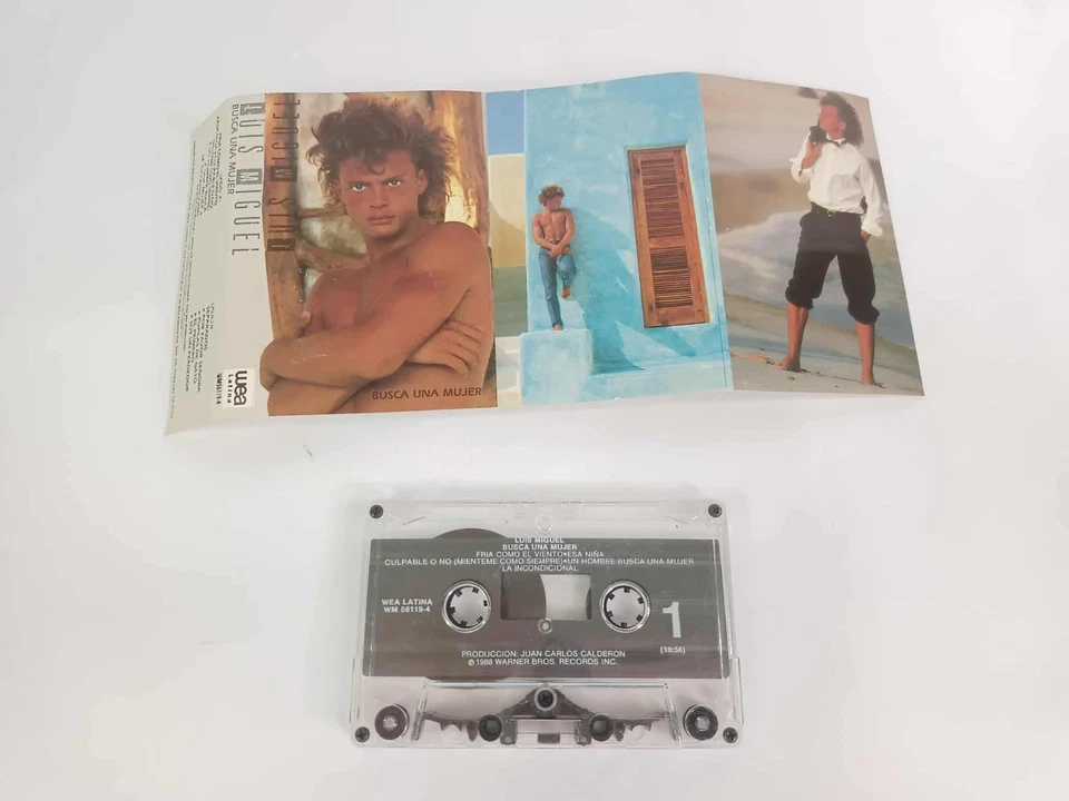 Busca Una Mujer by Luis Miguel (Cassette, 1988, WEA Records) / Latin Pop, Ballad Foto 3 de 4