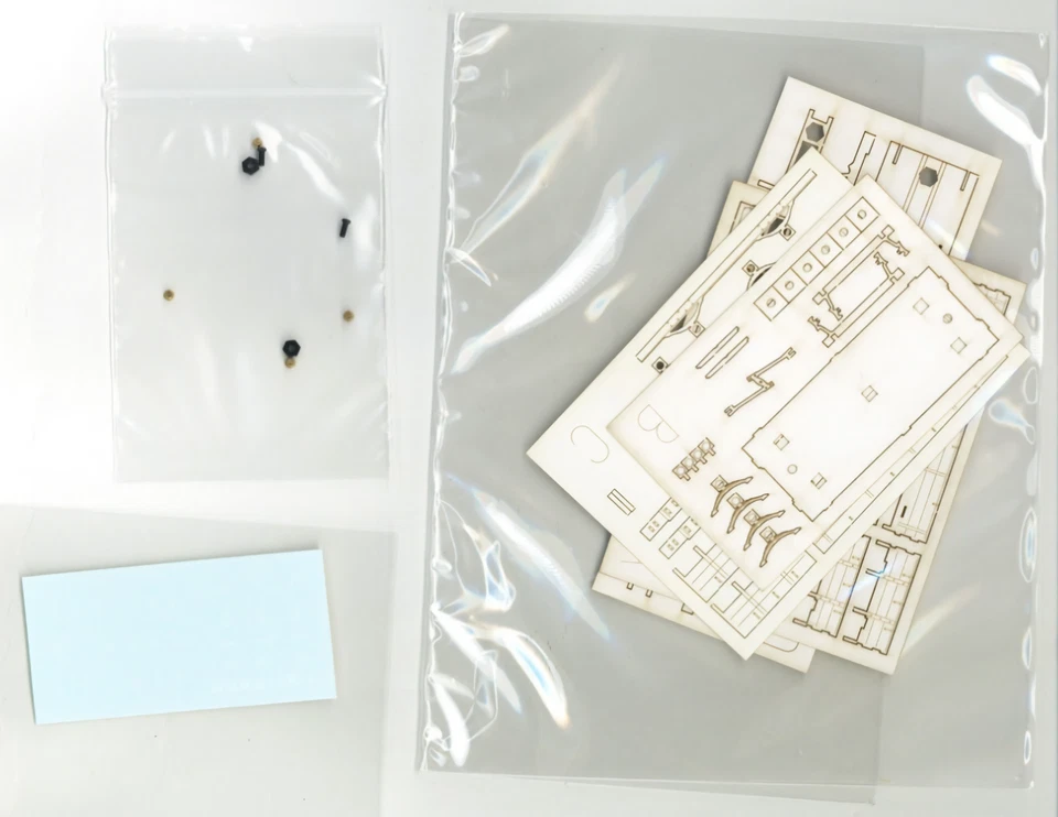 HOn30/HOe Scale Kubiki Railway To-1 Narrow Gauge Gondola Late Kit H0e Open Wagon - Image 4 of 4