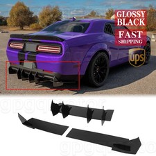 For Dodge Challenger Srt 2015-2023 V2 Style Rear Diffuser Rear Side Splitter Kit