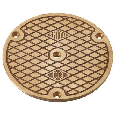 Jay R. Smith Manufacturing FloorCleanout,Bronze,Round,5-3/4inDia 4020C04PB Jay