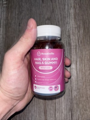 Rosabella hair skin nailsGummies Dietary Supplement - 60 Gummy Bears