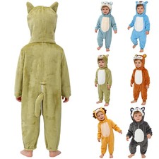 Toddler Baby Jumpsuit 3D Tail Rompers Cartoon Bodysuit Costume Casual Outfits