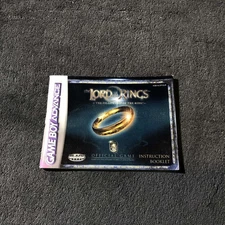 Nintendo Game Boy Advance The Lord Of The Rings - The Fellowship Of The R