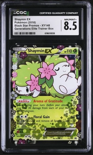 2016 Pokemon Shaymin EX XY Black Star Promo #XY148 CGC 8.5 Generations