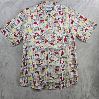 #ad New Magellan Outdoors Crawfish Boil Mens Shirt Size Medium Peformance $25.00