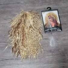 Heavy Metal Rocker Wig Spirit Halloween Punk Rock N Roll Wig 70's 80's 90's Band