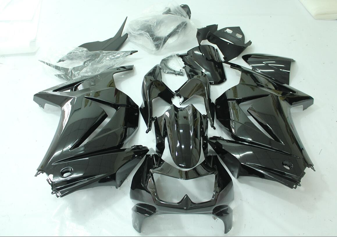 Glossy Black Fairing Kit for Kawasaki Ninja 250R EX250J 2008-2012 2009 2010 2011