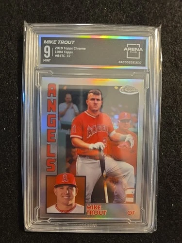 2019 Topps Chrome #84TC-17 Mike Trout 1984 Topps Baseball 35th Anniversary