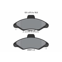 Textar BremsbeläGe Bremsbelegsatz Vorne FüR Ford Escort VII Stufenheck