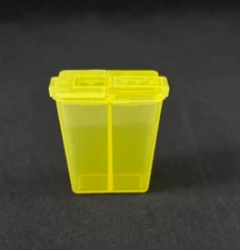 Tupperware Mini Travel Pocket / Purse Salt & Pepper Shaker Translucent Yw 1861