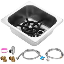 Glass Rinser for Kitchen Sink, 360 High Pressure Cup Cleaner, Stainless St