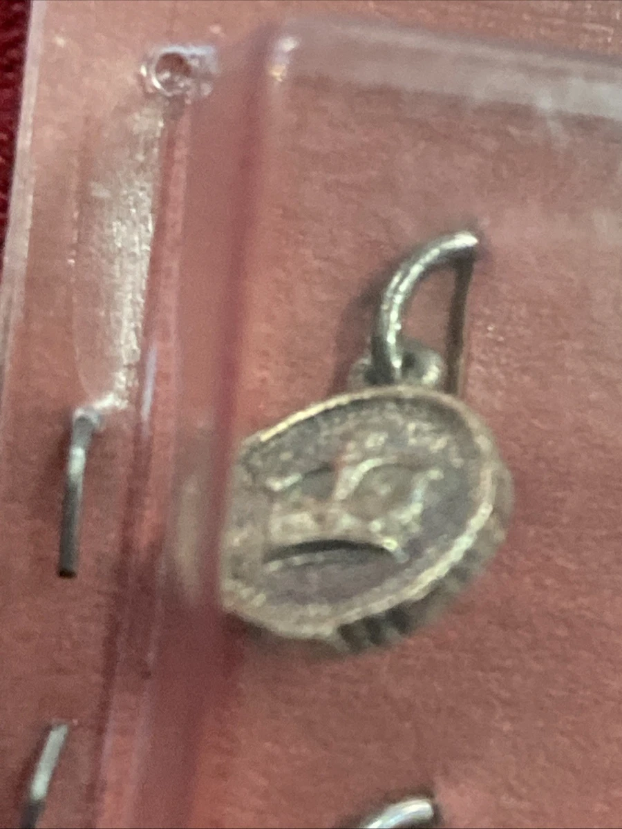 Traditionelle massive Silber Weihnachten Charms Vintage vergangene Zeiten New Old Stock.