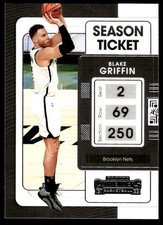 Blake Griffin 2021-22 Panini Contenders #94 Nets NBA READ FREE SHIP AutographDen