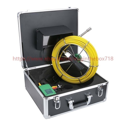 Pipe Endoscope IP68 Drain Pipe Sewer Inspection Camera System 7" LCD DVR 1000TVL - Picture 3 of 16